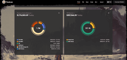 Templar finance - Casatrick Rust / smart contract project screenshot